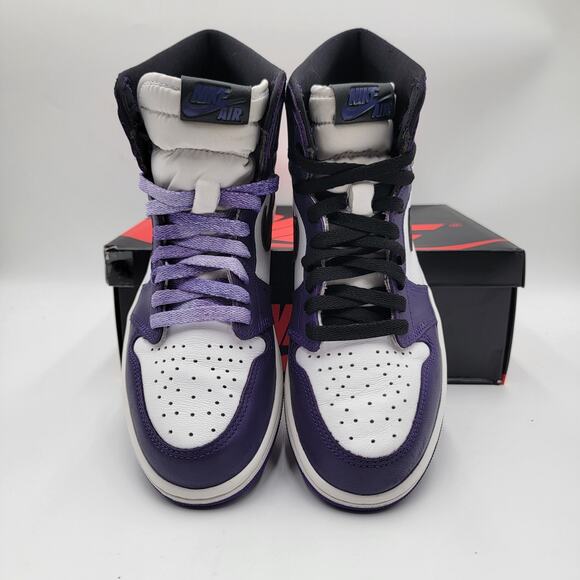 Air Jordan 1 Retro High OG Court Purple 2.0 555088-500 Men\'s 8 OG All Preowned main image 2